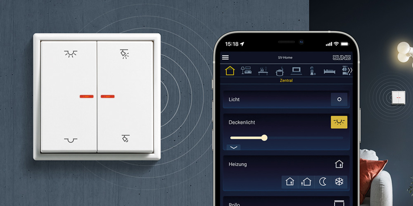 KNX RF Taster bei ESG Elektro-Service-Graz in Gunzenhausen